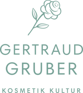 Logo Gertraud Gruber, Verwendung im Friseursalon Natürlich Schönes Haar mit Kosmetikstübchen im Ihr Einkaufsland International, Marktheidenfeld.