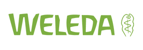 Weleda Logo, Verkauf in der Apostel Krätuer Drogerie im Ihr Einkaufsland International, Marktheidenfeld.